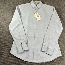 Zara camicia uomo grande blu