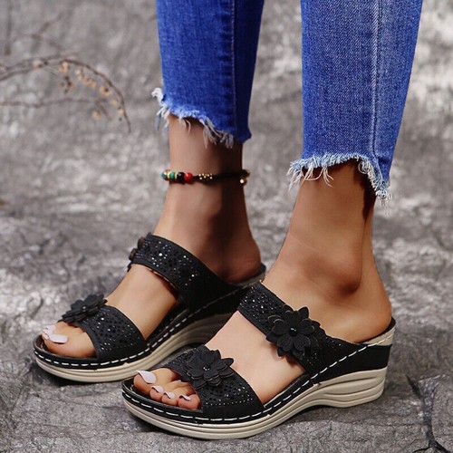 Sandali donna zeppa tacco