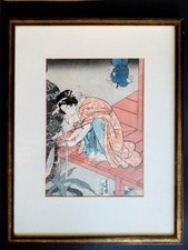 Kunisada Utagawa (Toyokuni III) 1786-1865 xilografia periodo Edo RARA!