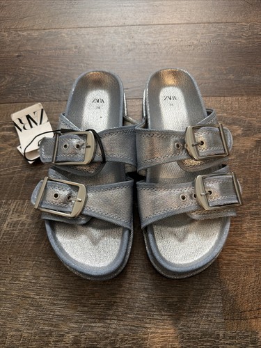 Zara slide sandals - zara,