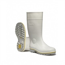 Stivali Unisex in Gomma Bianco NO PVC da Lavoro Uso Alimentare