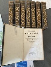 BUFFON STORIA NATURALE OTTO VOLUMI ORD. LAPECEDE