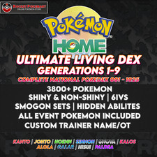 Full Living Dex | Pokemon Home | Edizione Definitiva | COMPLETO
