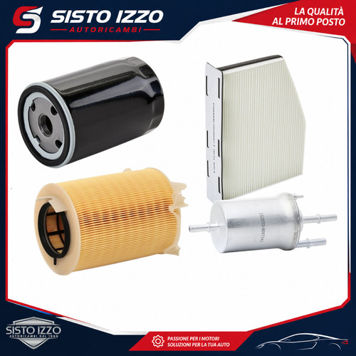 Kit filtri tagliando audi a3 - kit,