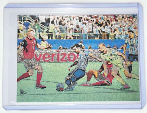 Lionel messi placcato platino - lionel,
