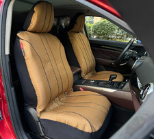 Per Jeep Wrangler 2007-2018 Coprisedili Anteriori Auto Telo Impermeabile Durevole 2pz