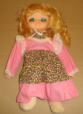 CANDY CANDY DOLL 36 CM. PINK/FLOWERS DRESS POPY ANNI '70 