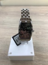 OROLOGIO LORENZ DONNA "PORTORO" ACCIAIO REF. 26471BB DIAMANTI CT 0,072 -NUOVO-