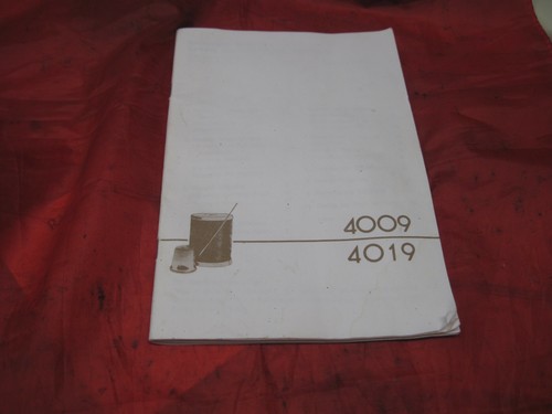 Singer 4009 4019 sewing - 4009,