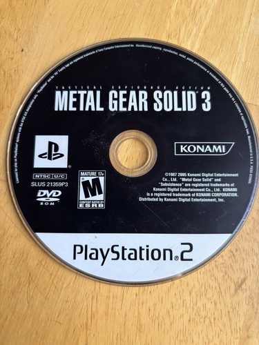 Metal gear solid - metal, 3