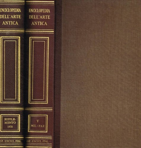 Enciclopedia dell arte antica - enciclopedia,