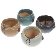  4 Pcs Pentola Ceramica Vaso Succulento Ceramico Vasi Da Fiori Decorativi