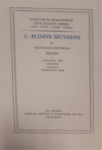 Plinius secundus x - plinius,