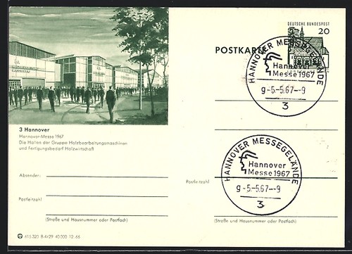 Hannover messe 1967 - ak, hannover,