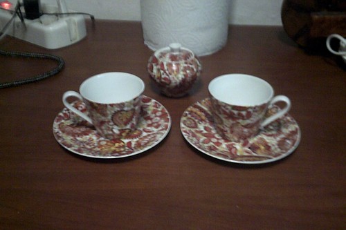Set coppia tazze tè - tazze,