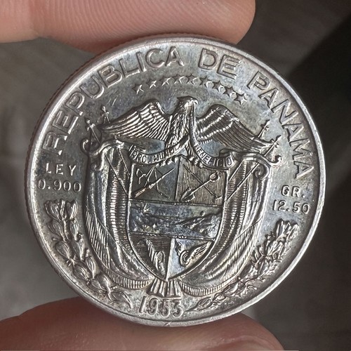 Panama balboa 1953 argento - balboa,