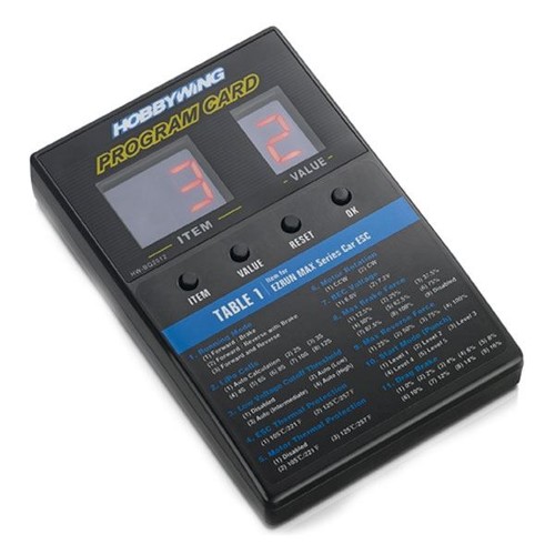 Hobbywing scheda programma - hobbywing,