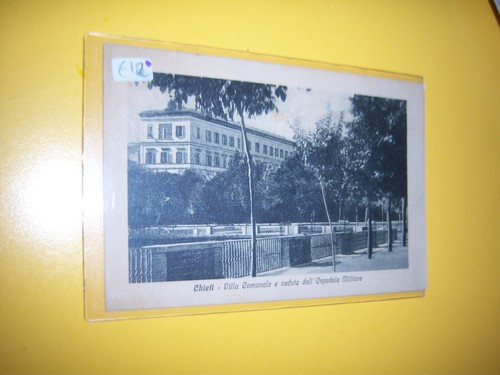 Cartolina antica chieti villa - chieti,