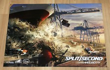 Poster raro Split Second Velocity Split/Second 58x41cm PS3 Xbox 360