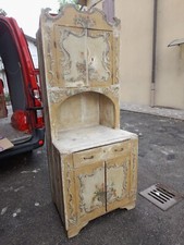 MOBILE RUSTICO LACCATO CON DIPINTI - PESANTE - DA RESTAURARE - FINE '800 EMILIA