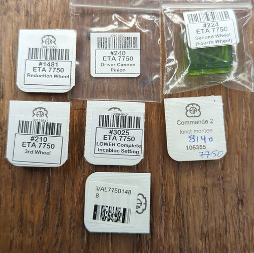 Eta valjoux 7750 lotto - valjoux,
