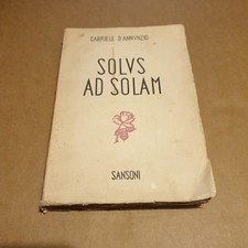Gabriele D'Annunzio Solus ad