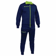 Tuta Torino Givova Completo giacca Manica lunga e Pantalone fluo allenamento fit