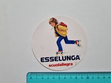 ADESIVO ESSELUNGA SCUOLALLEGRA STICKER AUTOCOLLANT VINTAGE 80s ORIGINAL