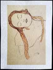 Gustav Klimt Litografia COA numerata firmata op (Egon Schiele Edgar Degas)