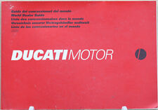 libretto guida concessionari del mondo ducati motor 917.1.007.1lb 2000 916 748
