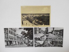 3 Cartoline Novi di Modena Panorama Via G. Matteotti 1953 - 1960 viaggiate