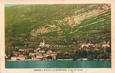 da262 cartolina azzano e frazione di bonzanigo provincia di como