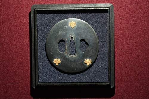 Tsuba giapponese antico stemma