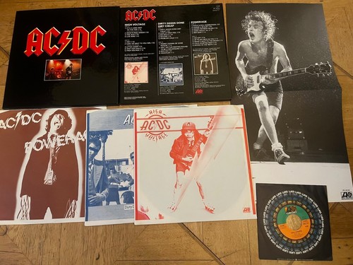 3 lp single poster - ac/dc,