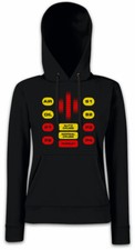 Felpa con cappuccio da donna Kitt Voice Box maglione Knight Auto Rider Car Instruments Panel