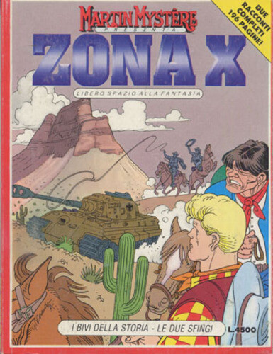 Fumetto zona martin - x, mystere