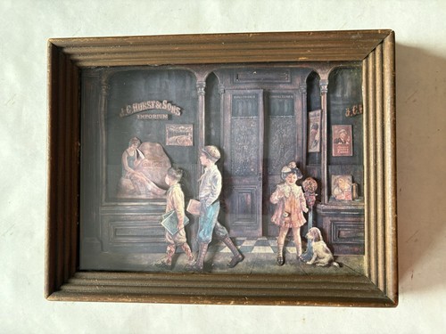 Shadow box decoupage coca cola - coca,