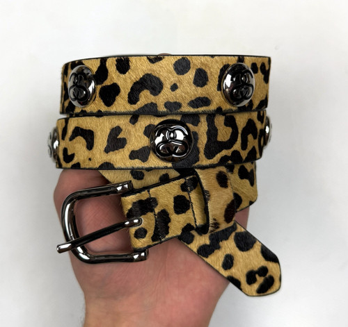 Cintura con borchie - , stussy