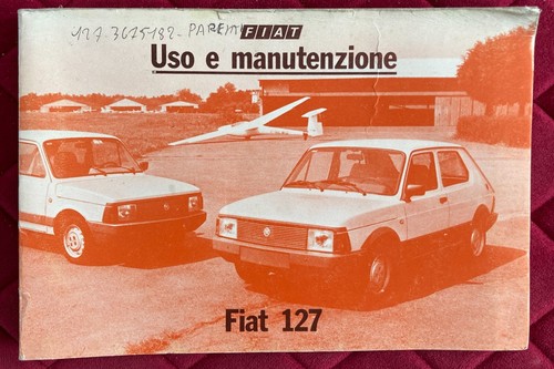Fiat 127 libretto - libretto, e