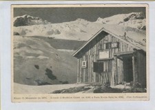 142539 RIFUGIO MEZZALAMA  IN FONDO IL BREITHORN ORIENT E PUNTA ROCCIA NERA 