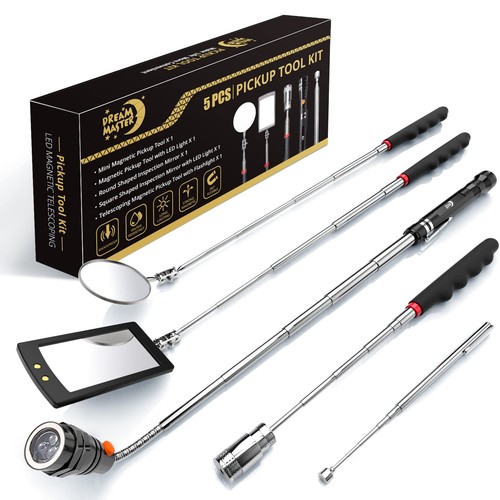 Magnetic pickup tool set with - magnetic,