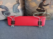 Vintage Modernariato appendiabiti due ganci attaccapanni legno metallo