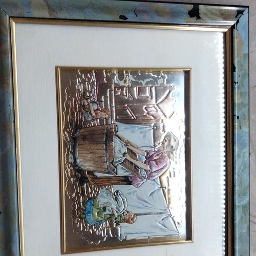 Quadro con rilievo metallo - quadro,