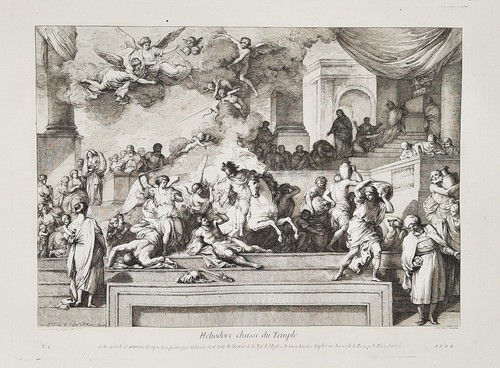 Heliodorus explusion painting - heliodorus,