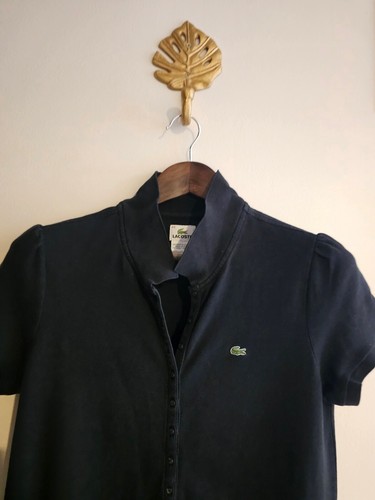 Lacoste camicia nera - donna, 44