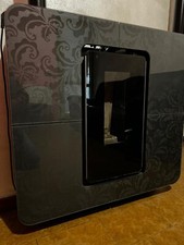 Stufa a pellet Thermorossi Slimquadro 9 cristallo moondecor potenza 8,52kw