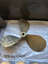 Vecchia Elica da Barca in Ottone Vintage 40 cm Originale Recupero Navale