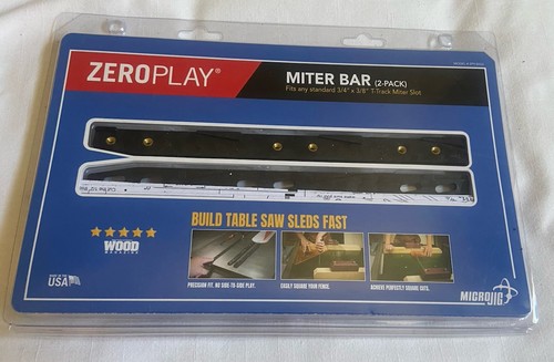 Microjig zeroplay miter bar - microjig,