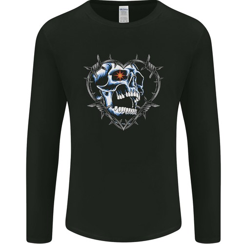 Shirt maniche lunghe skull - lunghe,