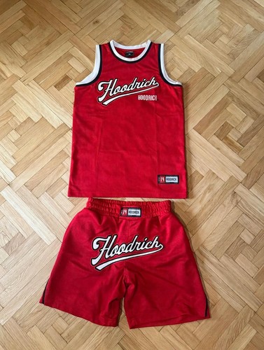 Hoodrich completo basket rosso